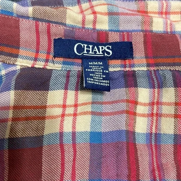 Chap’s button down flannel embroidered flannel - Picture 4 of 7